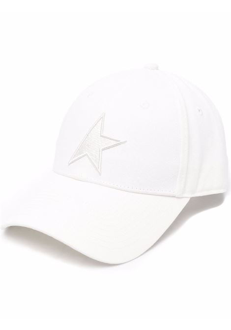 White cotton embroidered-star baseball cap GOLDEN GOOSE | GUP01038-P00059720103